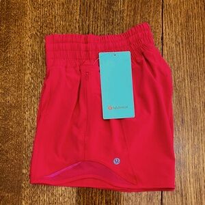 🍋NWT Lululemon Hottie Hot HR 4" Red Shorts